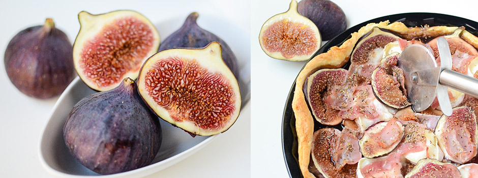 French Tart with Figs & Goat Cheese