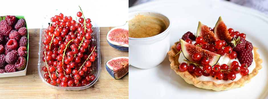 Tartlets with Vanilla Pudding Cream & Fruits