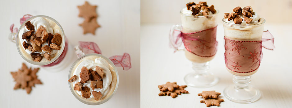 Winter Coffee with Gingerbread Cookies