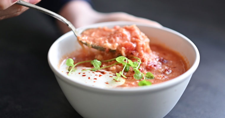 Tomato Egg Drop Soup