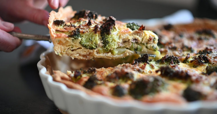 Broccoli & Tuna Quiche (VIDEO)