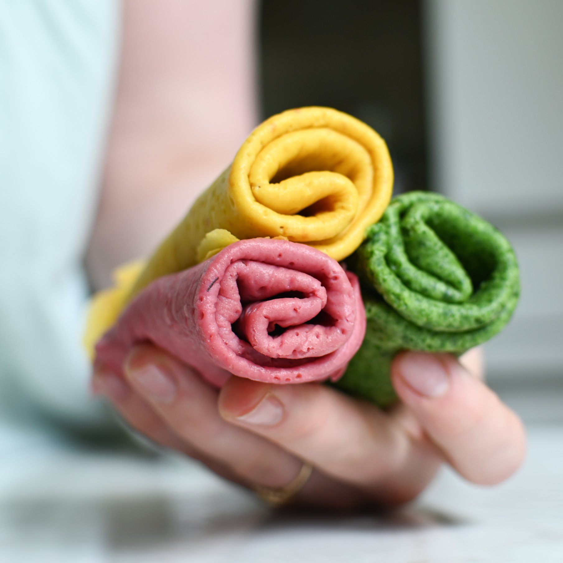 Rainbow Veggie Wraps